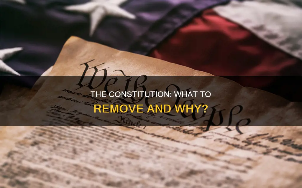 what part of the constitution should be removed