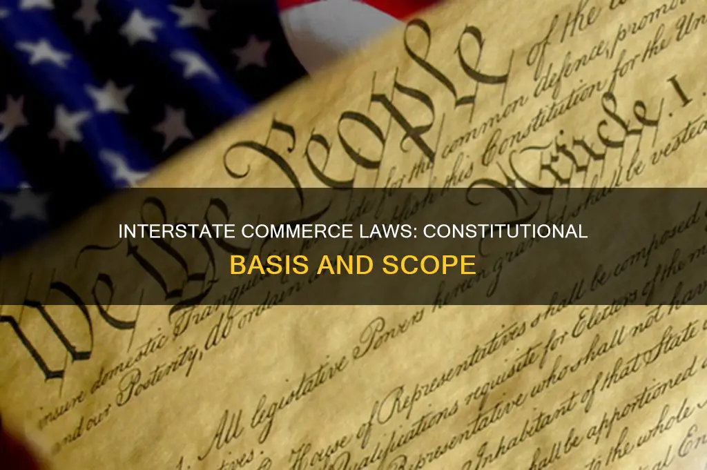 what part of the constitution talks about interstate commerce