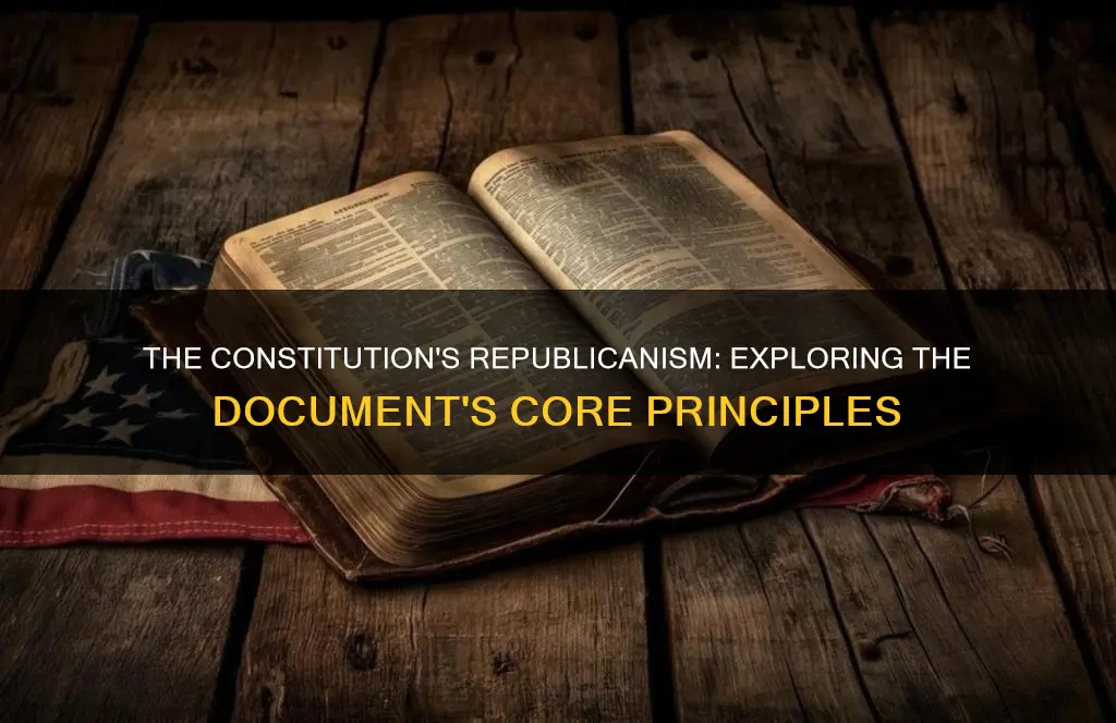 what part of the constitution talks about republicanism