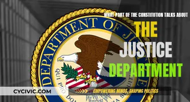 Justice Department: Exploring Its Constitutional Roots