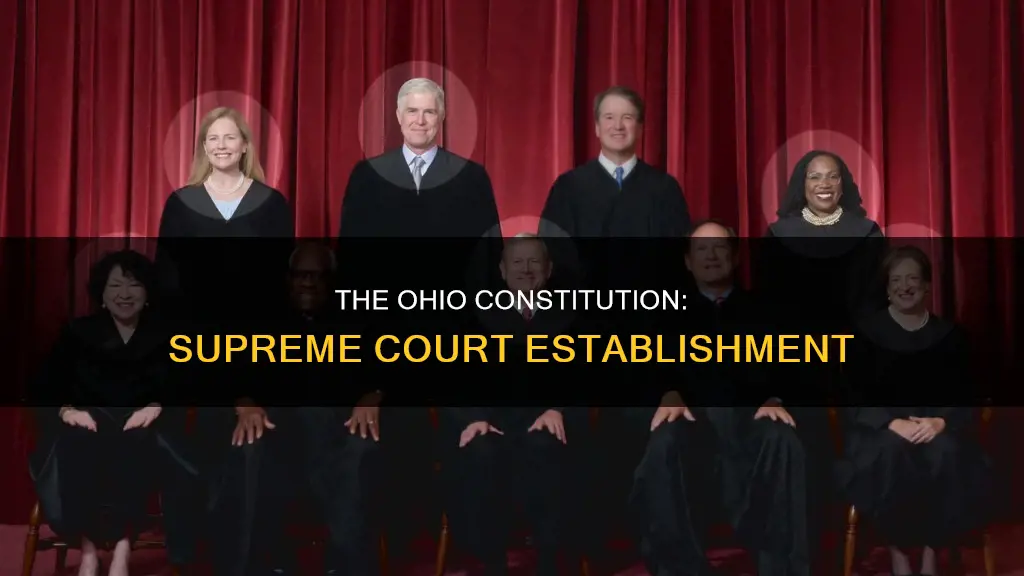 what part of the ohio constitution establishes the supreme court