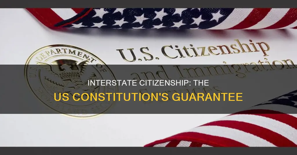 what part of the us constitution guarantees interstate citizenship