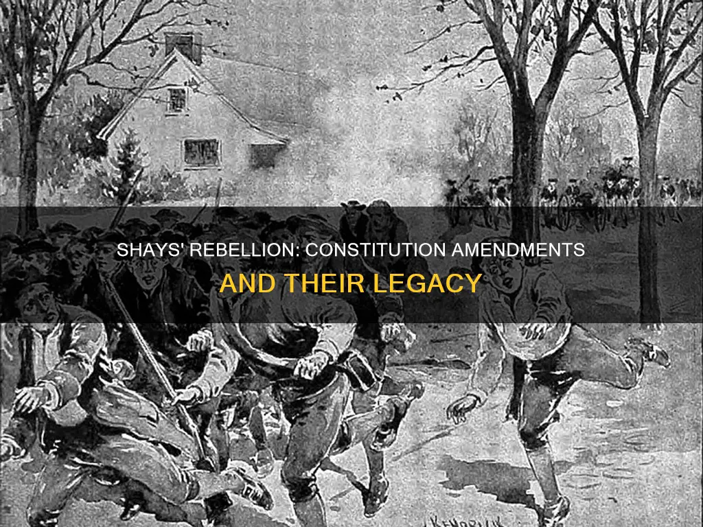 what parts of the constitution were written because of shays