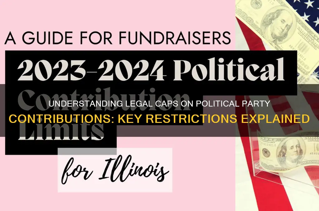 what placed limits on total contributions to political parties
