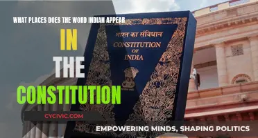Constitution Places With "Indian" Label: A Comprehensive Guide