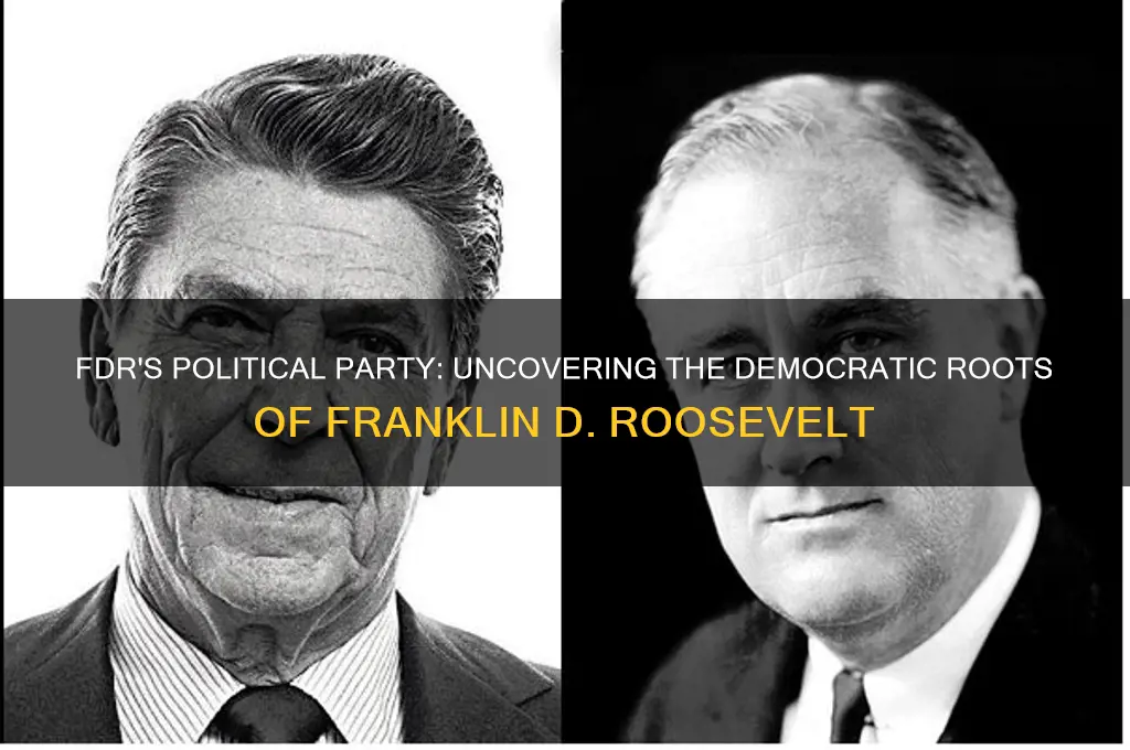 what political aprty was fdr