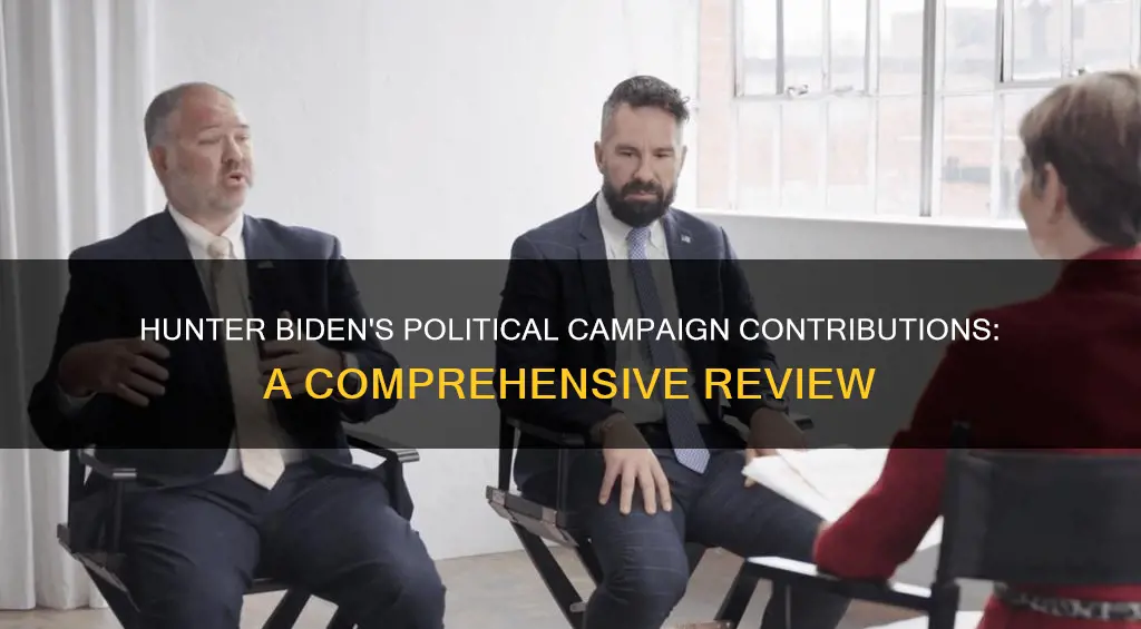 what political campaigns has hunter biden contributed to