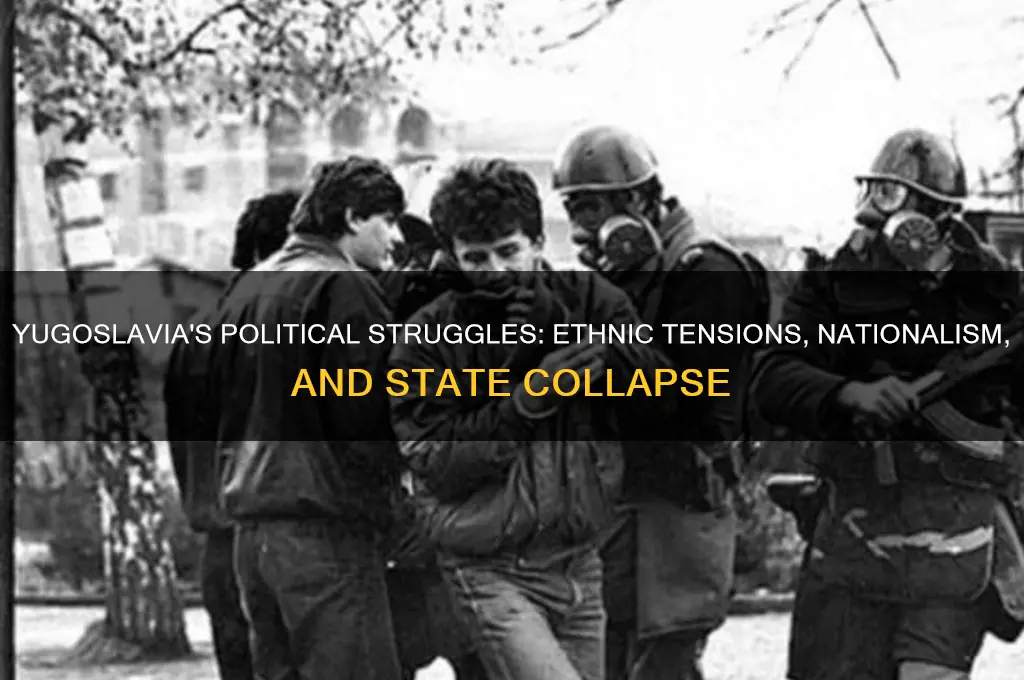 what political challenged in yugoslavia