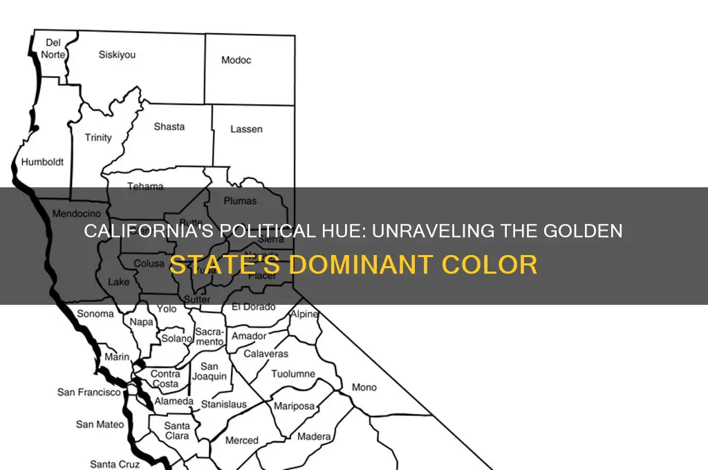 what political color is california