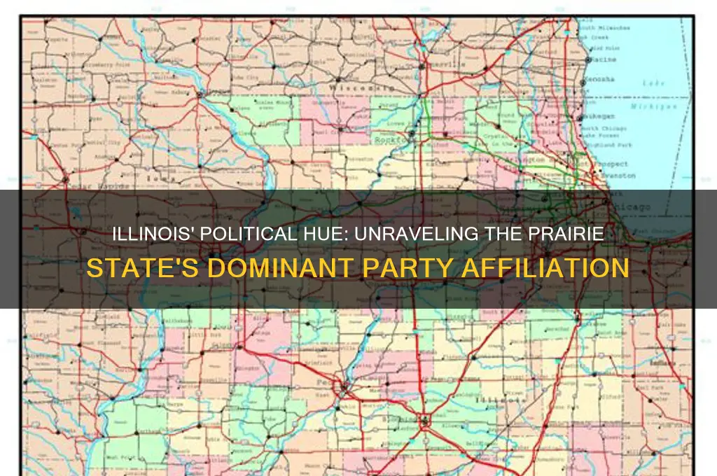 what political color is illinois