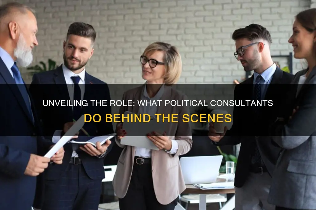 what political consultants do