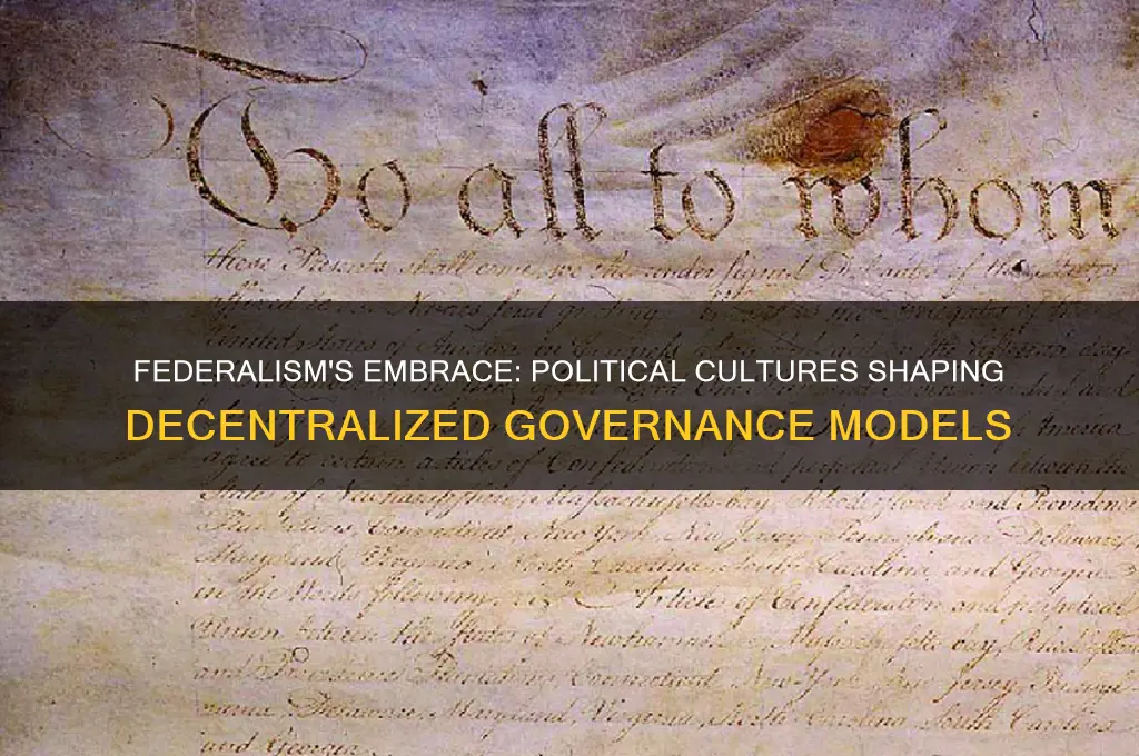 what political cultures adopt federalism
