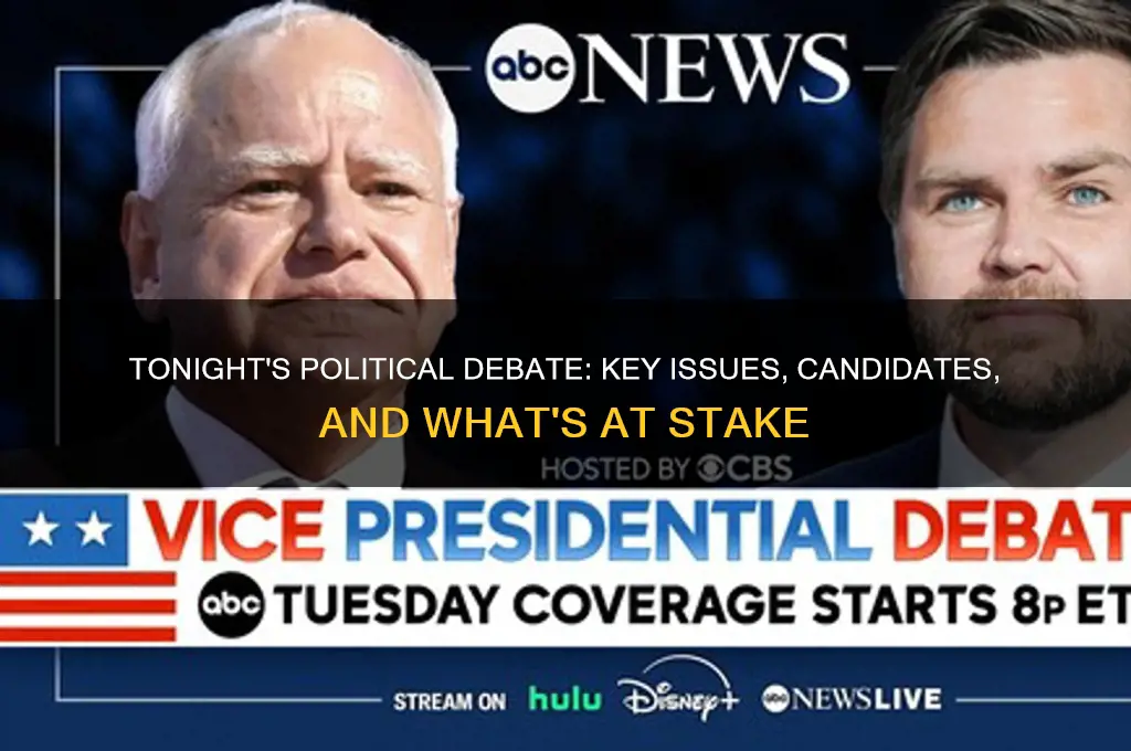 what political debate is tonight