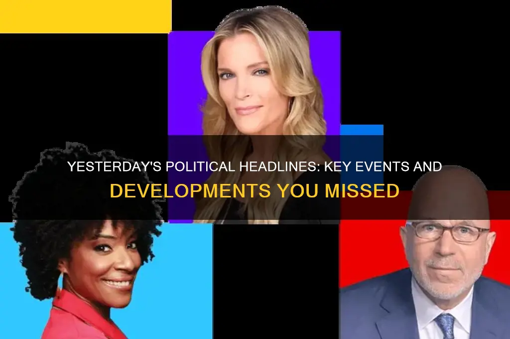 what political event happened yesterday