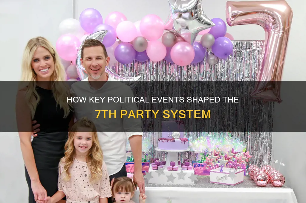 what political events made the 7th party system