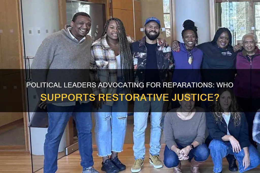 what political figure want reparations