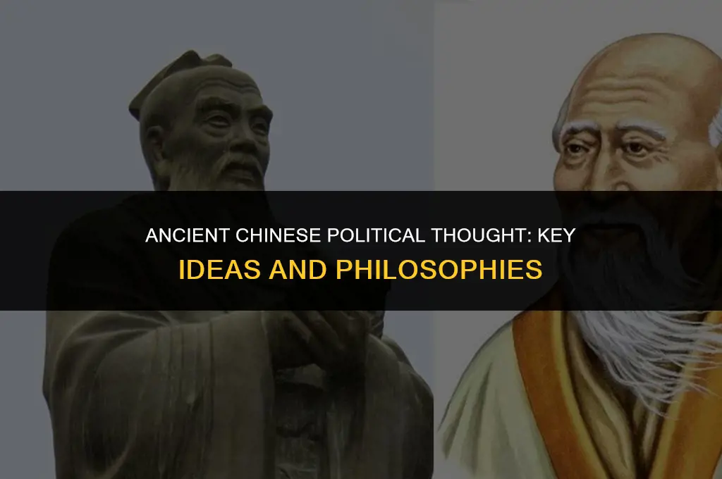 what political ideas were important in ancient china