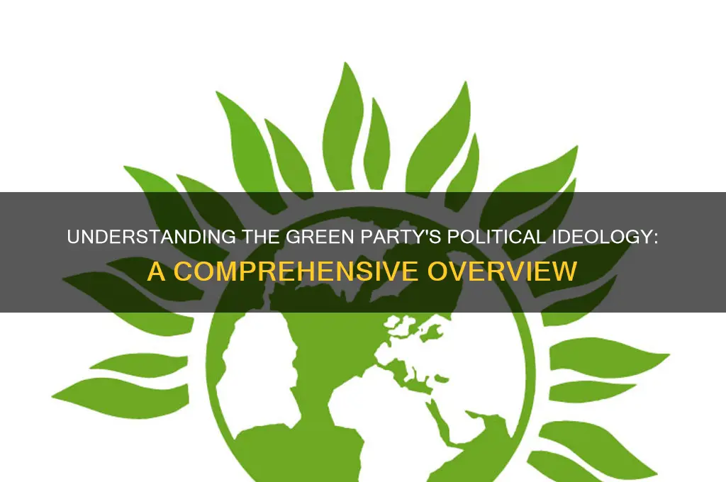 what political ideology is the green party