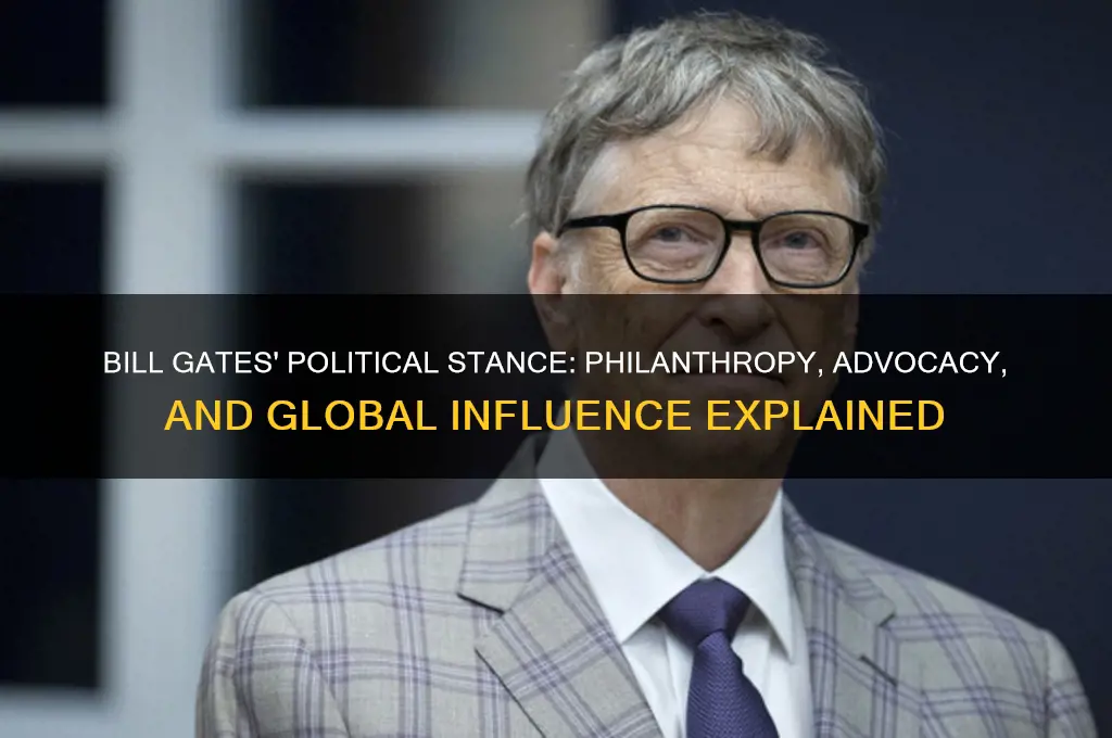 what political is bill gates