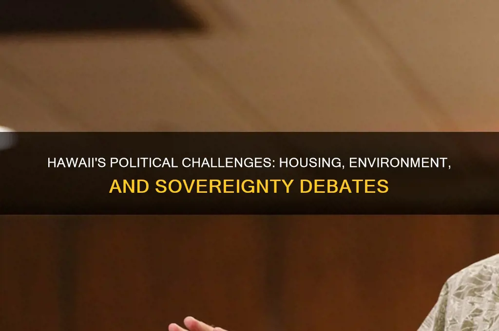 what political issue face hawaii