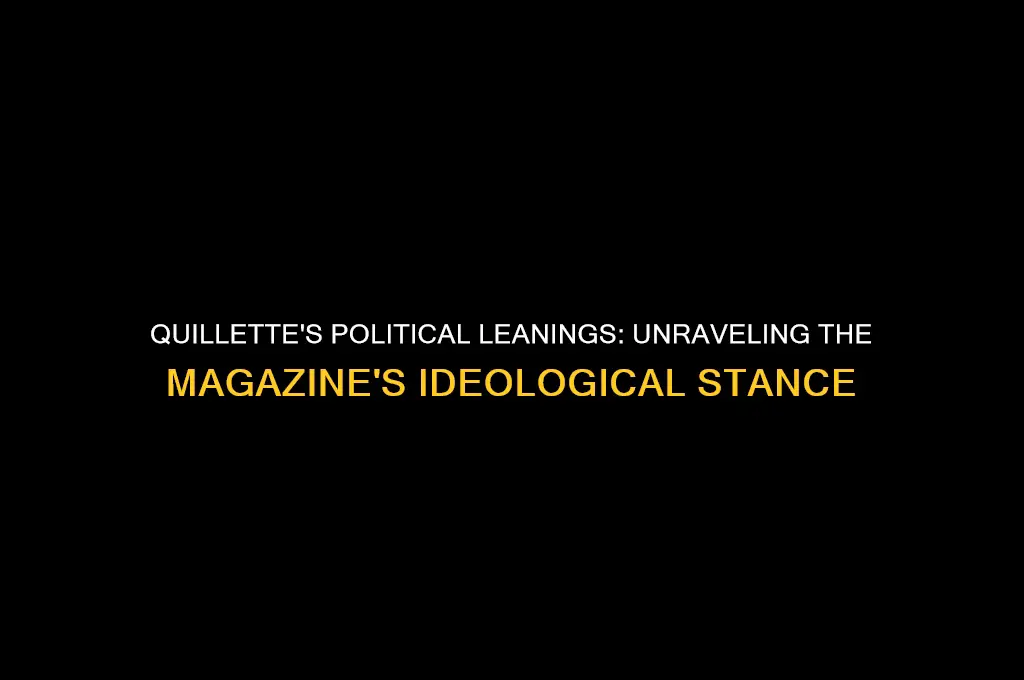 what political leaning is quillette