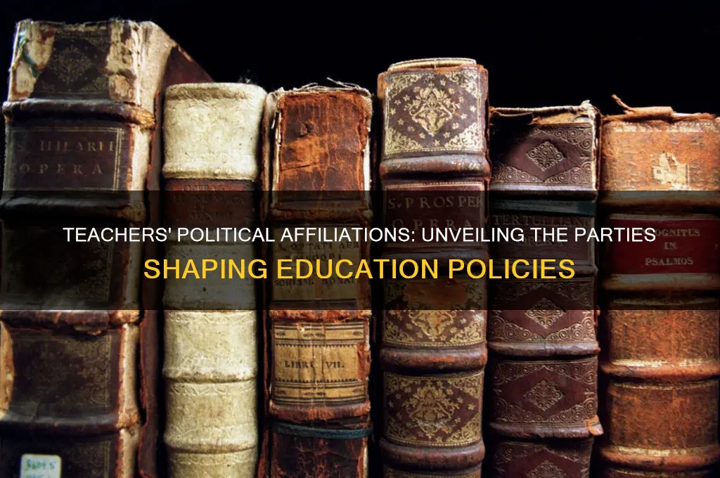 what political parties are teachers