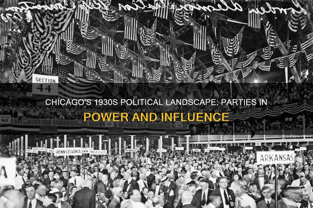 what political parties governed chicago in the 1930s