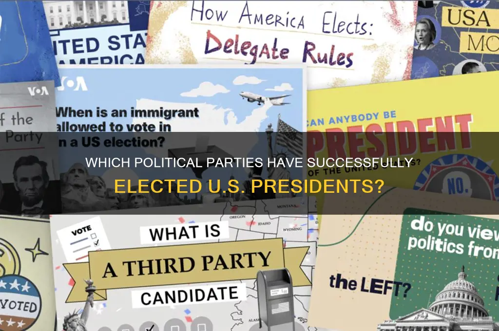 what political parties have had a president