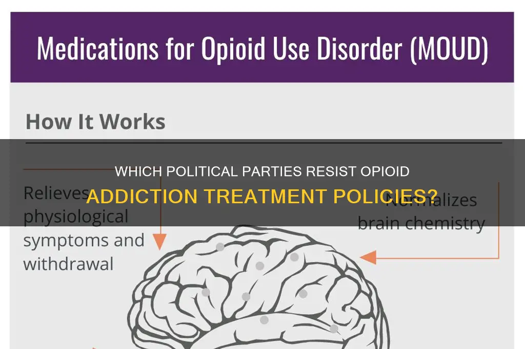 what political parties oppose treatment of opioid addiction