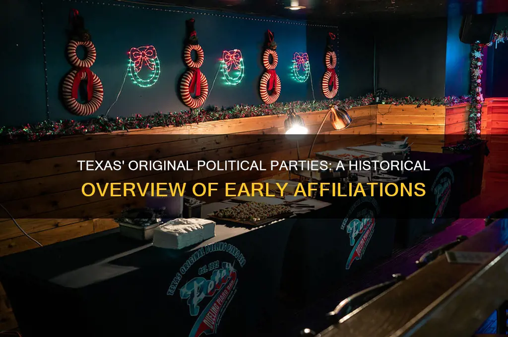 what political parties was texas original