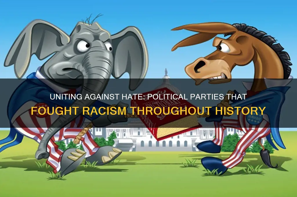 what political parties were against racism