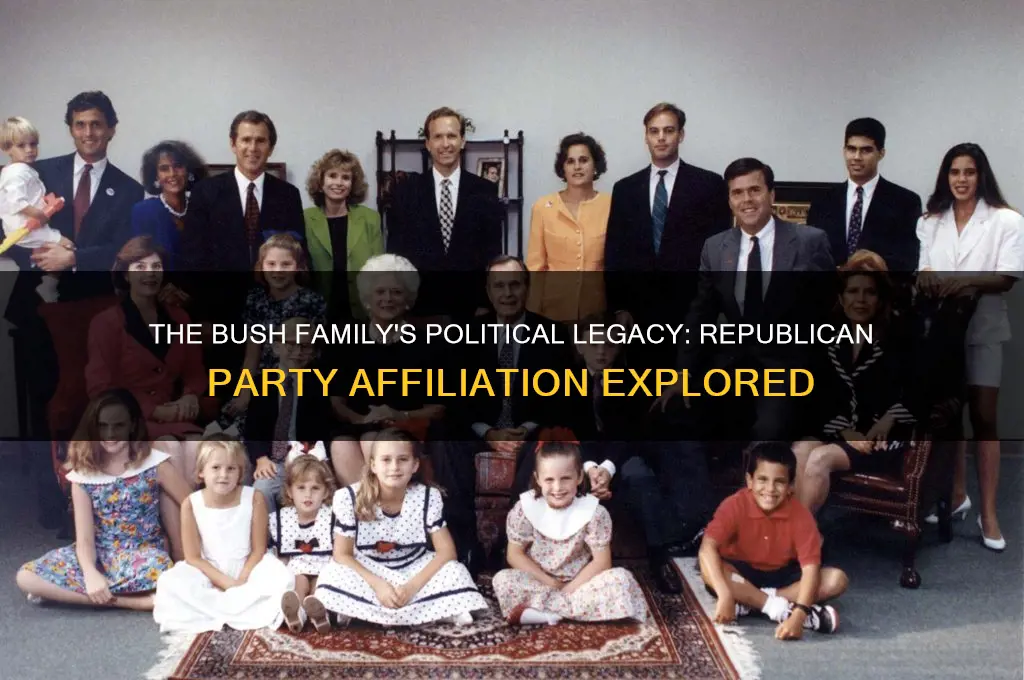 what political parties were the bushes part of