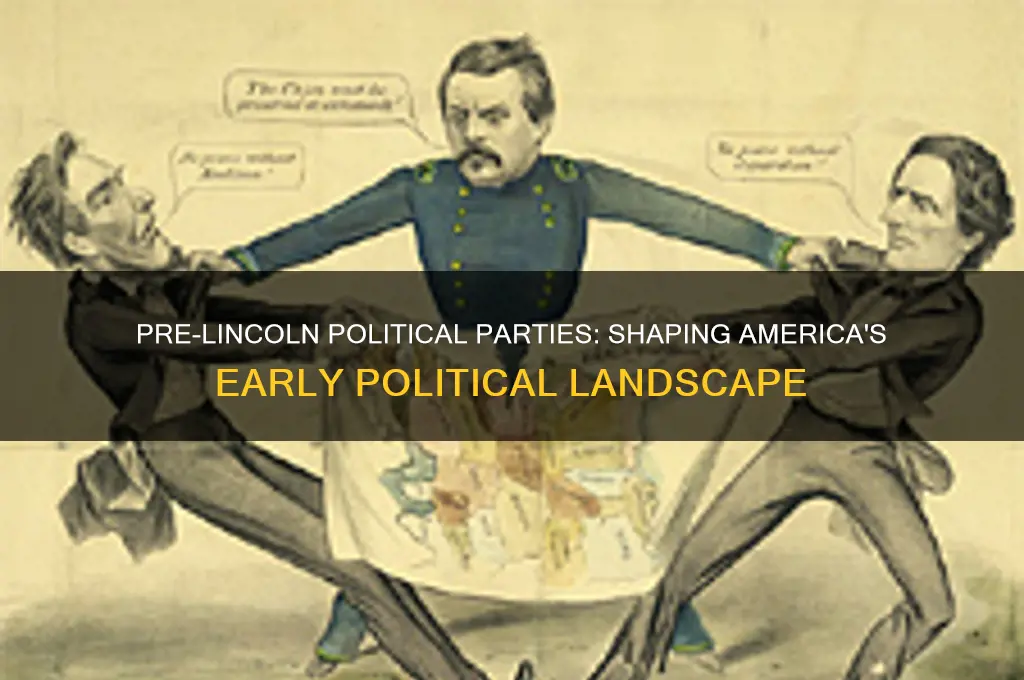 what political parties were there before lincoln became president
