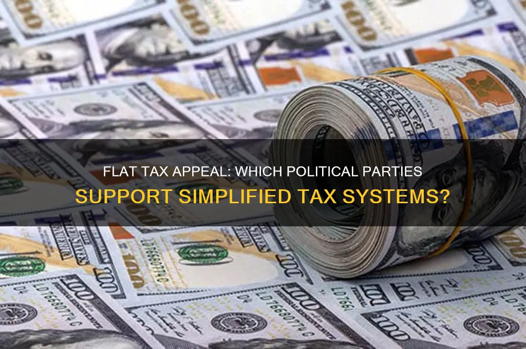 what political parties would be interested in a flat tax