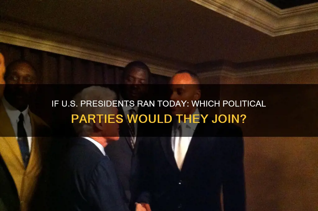 what political parties would us presidents be