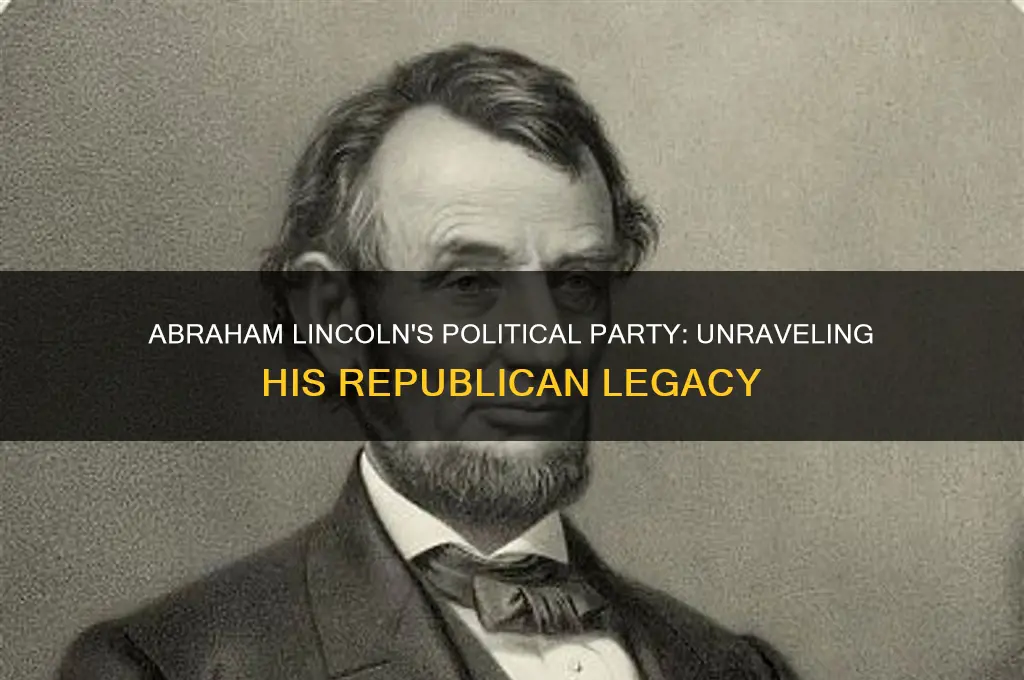 what political party abraham lincoln