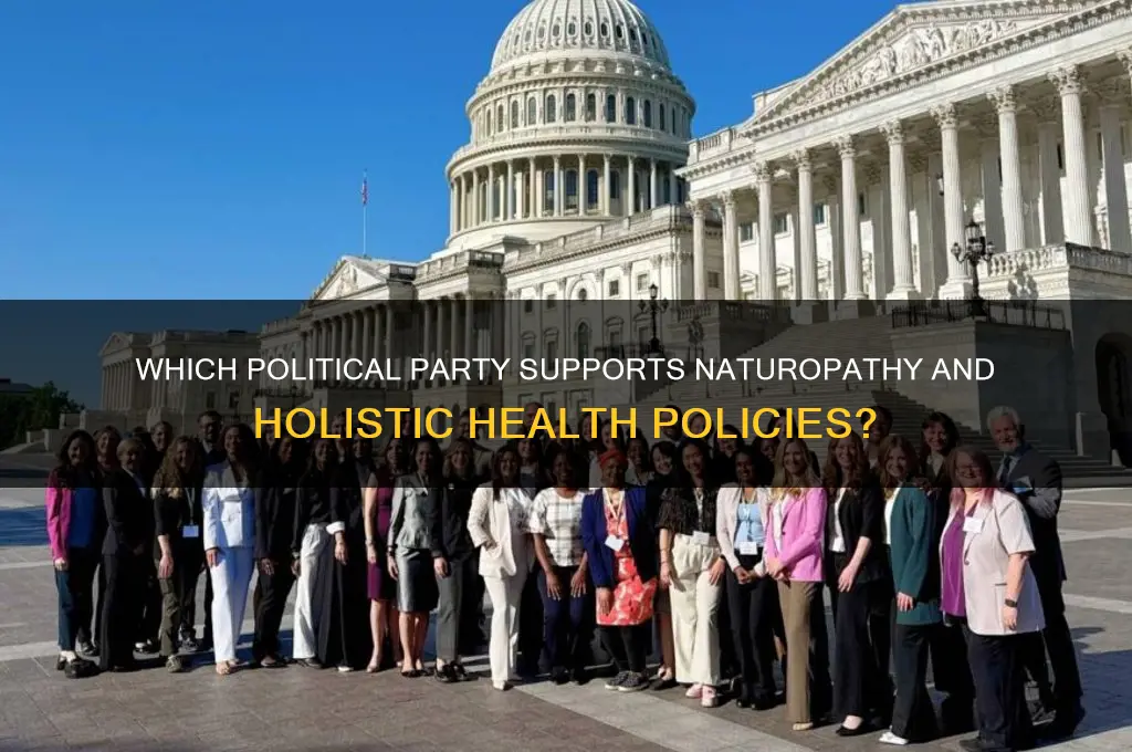 what political party agrees with naturopathy