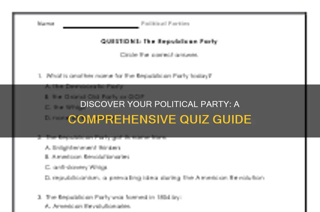 what political party am i check