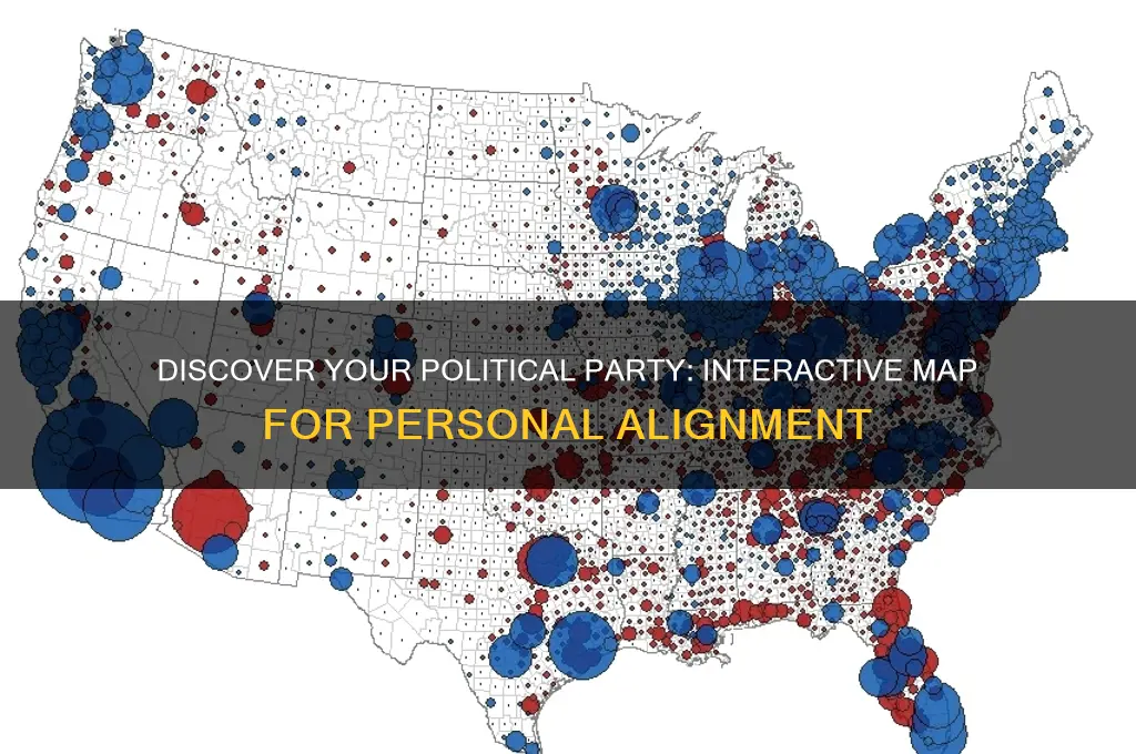 what political party am i map