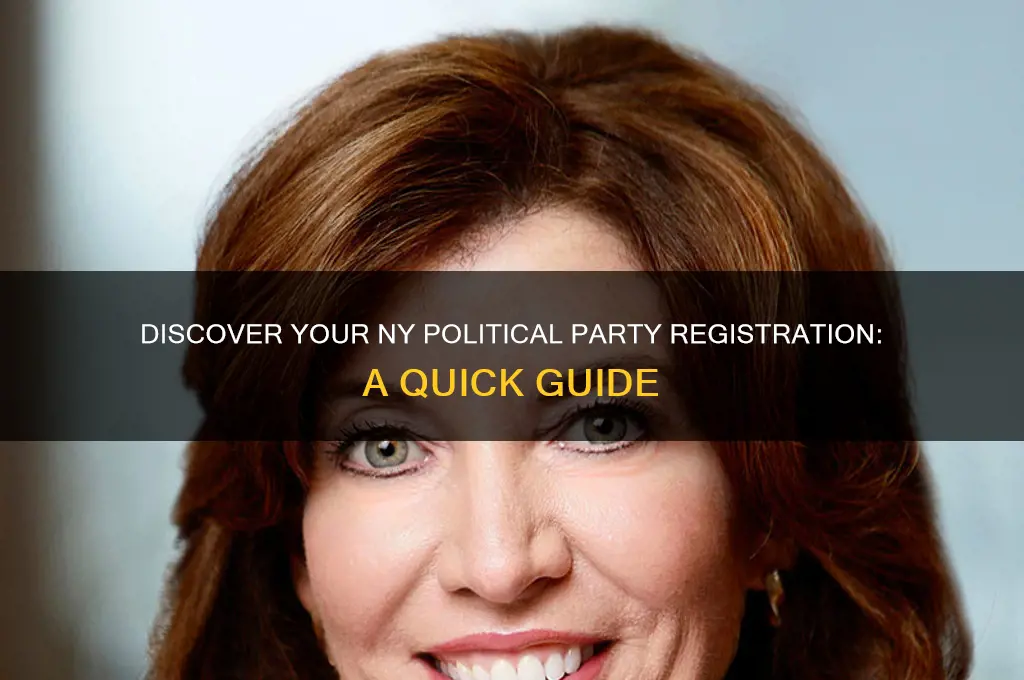 what political party am i registered ny