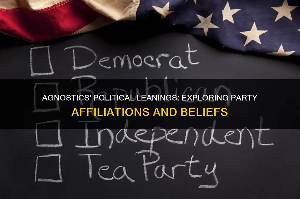 what political party are agnostics usually in