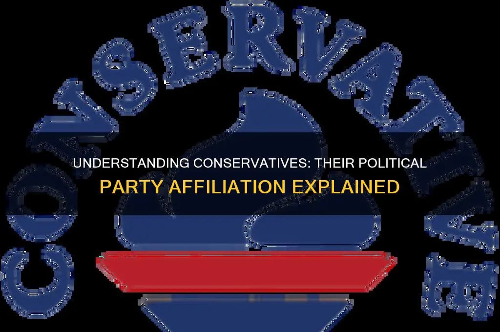 what political party are conservatives
