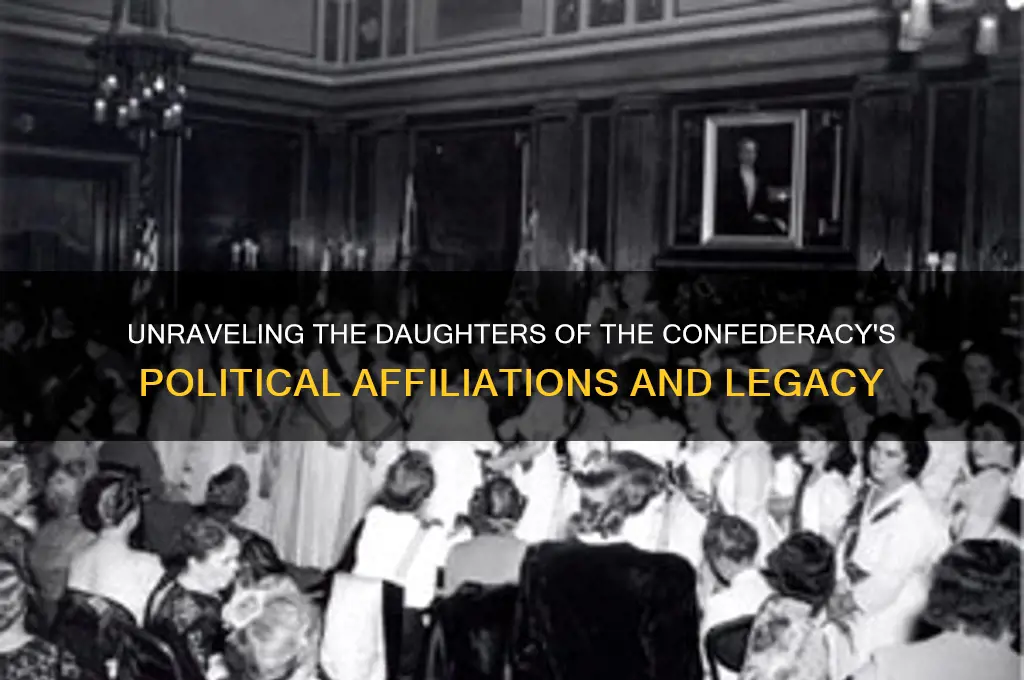 what political party are daughters of the confederacy