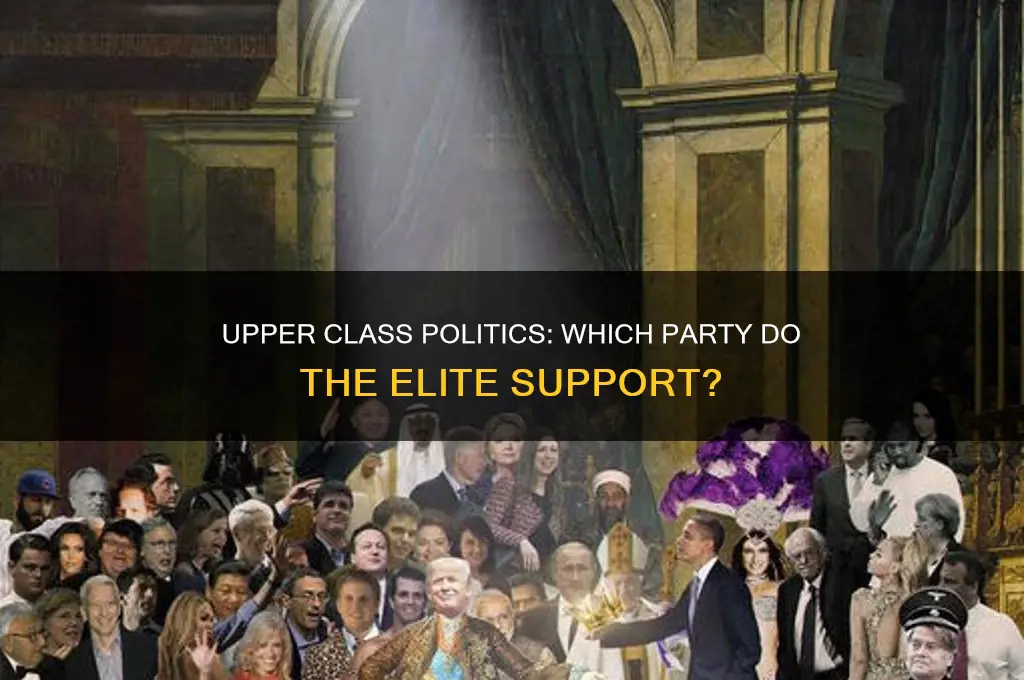 what political party are members of the upper class