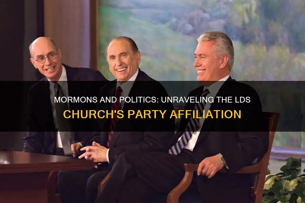 what political party are mormons