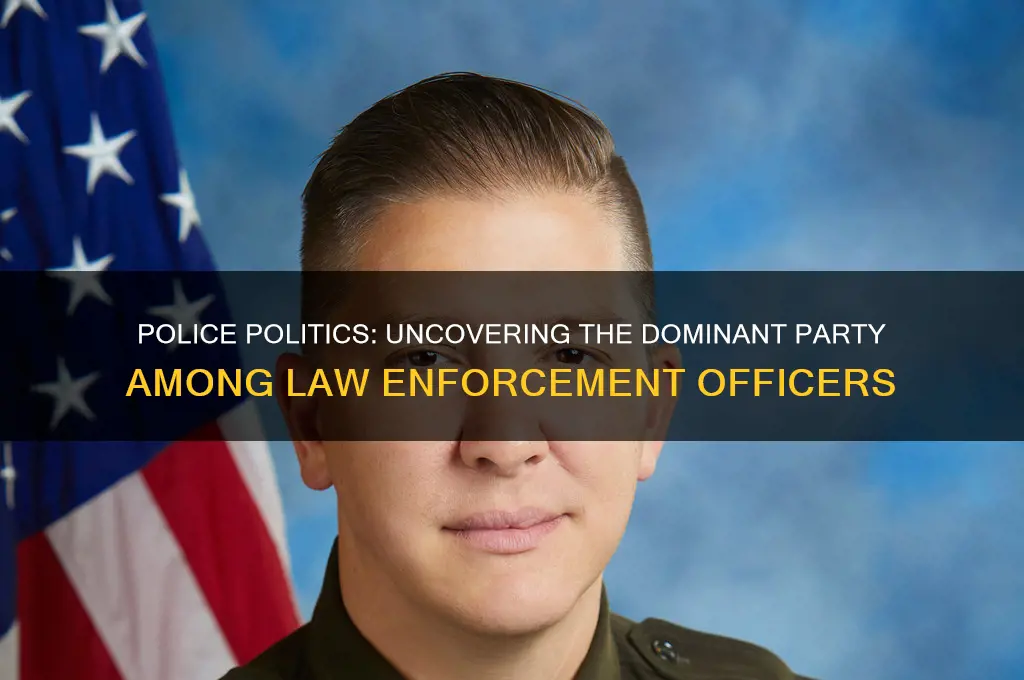 what political party are most cops