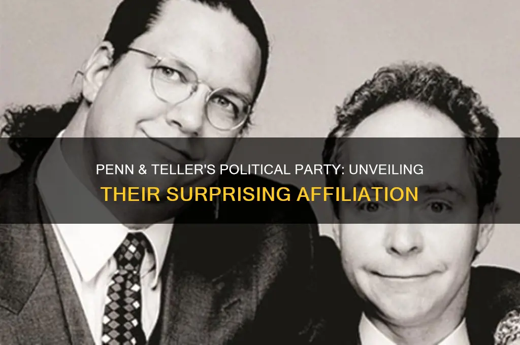 what political party are penn and teller