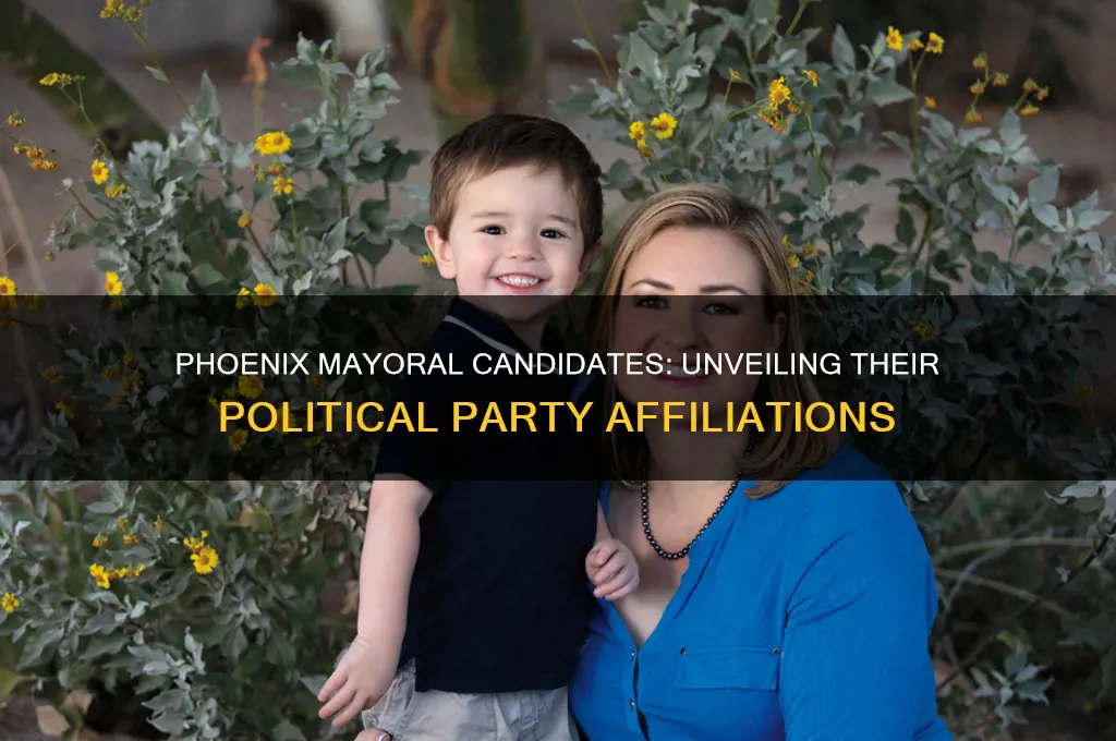 what political party are phx mayorial candidates