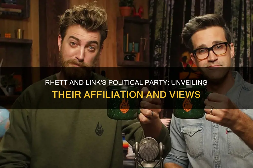 what political party are rhett and link
