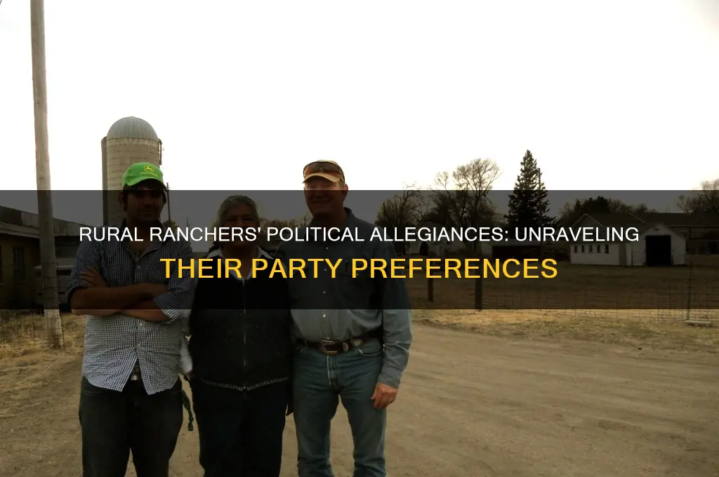 what political party are rural ranchers